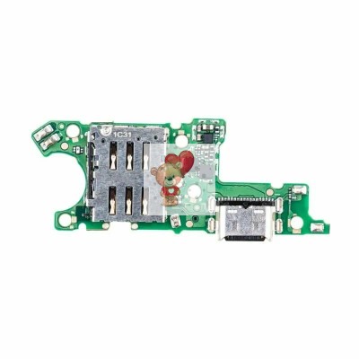 Шлейф для Huawei Honor X9a 5G (RMO-NX1) плата на системный разъем/микрофон - Премиум