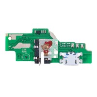 Шлейф для Infinix Hot 10 Lite плата на системный разъем/разъем гарнитуры/микрофон