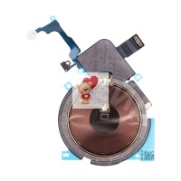 Шлейф для iPhone 15 Pro Max A3106 на беспроводную зарядку/вспышку/микрофон - Премиум Шлейф для iPhone 15 Pro Max A3106 на беспроводную зарядку/вспышку/микрофон - Премиум