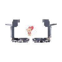 Шлейф для iPhone 16 Pro Max на системный разъем/микрофон Черный - Премиум Шлейф для iPhone 16 Pro Max на системный разъем/микрофон Черный - Премиум