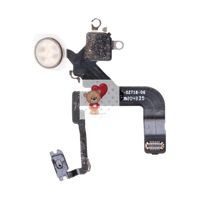 Шлейф для iPhone 12 Pro A2407 на вспышку/микрофон - Премиум Шлейф для iPhone 12 Pro A2407 на вспышку/микрофон - Премиум