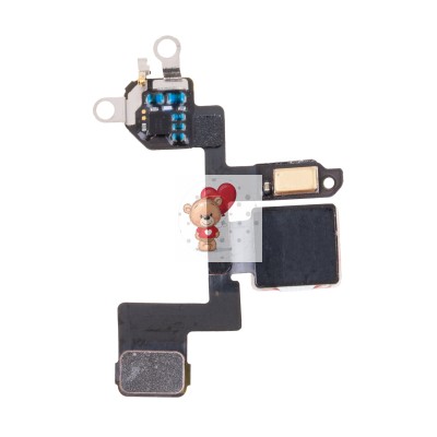 Шлейф для Apple iPhone 12 mini на вспышку/микрофон - Премиум