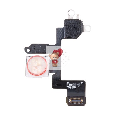 Шлейф для Apple iPhone 12 mini на вспышку/микрофон - Премиум