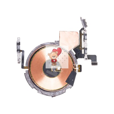 Шлейф для iPhone 14 Pro A2891 на беспроводную зарядку/кнопку включения/кнопки громкости - Премиум