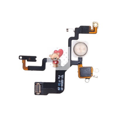 Шлейф для Apple iPhone 12 Pro Max на вспышку/микрофон - Премиум