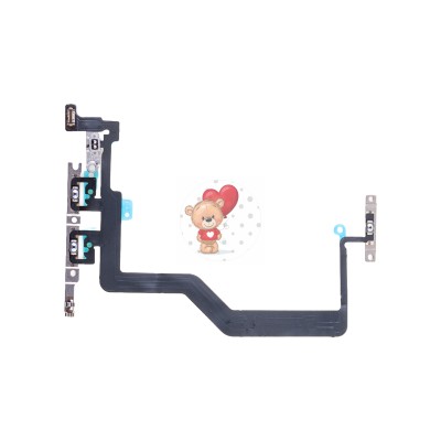 Шлейф для iPhone 12 Pro Max A2411 на кнопку включения/кнопки громкости - Премиум Шлейф для iPhone 12 Pro Max A2411 на кнопку включения/кнопки громкости - Премиум