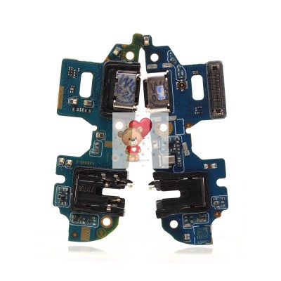 Шлейф для Realme 8i плата на системный разъем/разъем гарнитуры/микрофон - Премиум