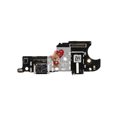 Шлейф для Realme C25 (RMX3191) плата системный разъем/разъем гарнитуры/микрофон - Премиум