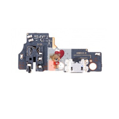 Шлейф для Realme C30 плата на системный разъем/разъем гарнитуры/микрофон - Премиум