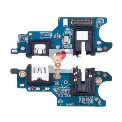 Шлейф для Realme C31 плата системный разъем/разъем гарнитуры/микрофон - Премиум