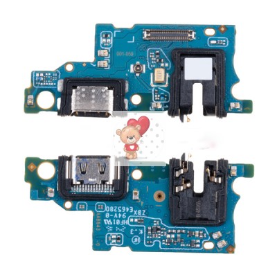 Шлейф для Realme C63 плата системный разъем/разъем гарнитуры/микрофон - Премиум