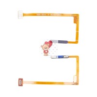 Шлейф для Realme C67 4G сканер отпечатка пальцев Черный