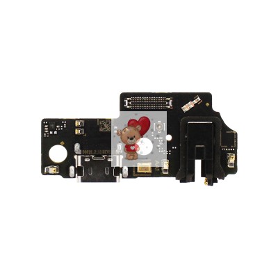 Шлейф для Samsung A045F Galaxy A04 плата системный разъем/разъем гарнитуры/микрофон - Премиум