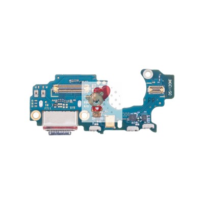 Шлейф для Samsung F711B Galaxy Z Flip3 плата системный разъем/микрофон - Премиум