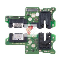 Шлейф для Tecno Pova 4 Pro плата на системный разъем/разъем гарнитуры/микрофон - Премиум