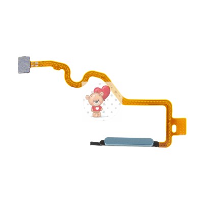 Шлейф для Tecno Spark 10C (KI5m) сканер отпечатка пальцев Синий