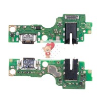 Шлейф для Tecno Spark Go 1 плата на системный разъем/разъем гарнитуры/микрофон - Премиум