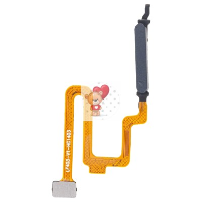 Шлейф для Xiaomi Poco M4 5G сканер отпечатка пальцев Черный