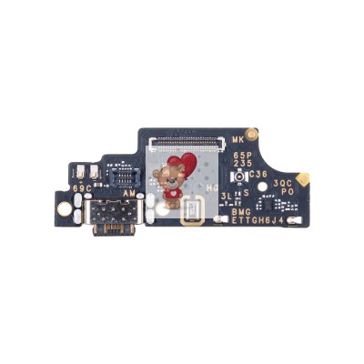 Шлейф для Xiaomi Poco M6 Pro 4G плата системный разъем/микрофон