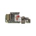 Шлейф для Xiaomi Poco X4 Pro 5G плата системный разъем/разъем SIM/микрофон - OR (SP)