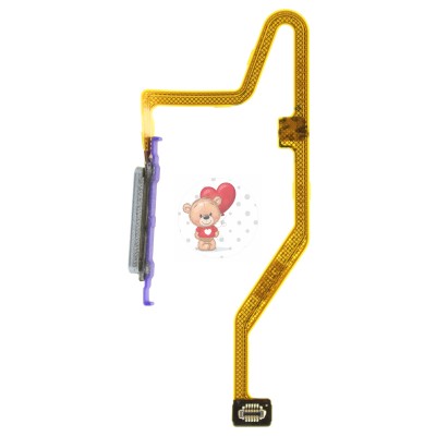 Шлейф для Xiaomi Poco X5 Pro 5G сканер отпечатка пальцев Синий