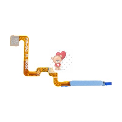 Шлейф для Xiaomi Redmi 12 4G (23053RN02Y) сканер отпечатка пальцев Голубой