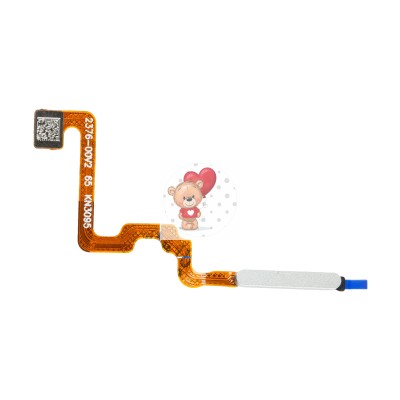 Шлейф для Xiaomi Redmi 12 4G (23053RN02Y) сканер отпечатка пальцев Серебро