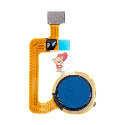 Шлейф для Xiaomi Redmi 12C сканер отпечатка пальцев Синий