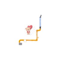 Шлейф для Xiaomi Redmi A3x сканер отпечатка пальцев Синий