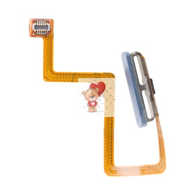 Шлейф для Xiaomi Redmi Note 11 Pro+ 5G сканер отпечатка пальцев Голубой