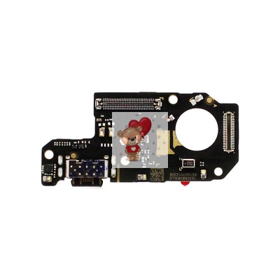 Шлейф для Xiaomi Redmi Note 12 4G плата на системный разъем/микрофон - Премиум