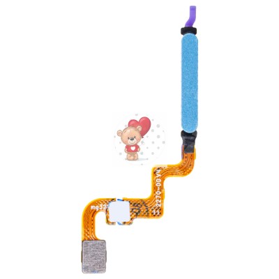 Шлейф для Xiaomi Redmi Note 12 4G сканер отпечатка пальцев Голубой