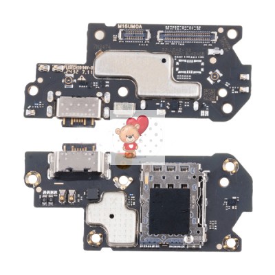 Шлейф для Xiaomi Redmi Note 12 Pro+ плата на системный разъем/микрофон - Премиум