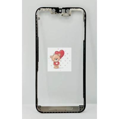 Рамка для переклейки стекла с тачскрином для Apple iPhone 13 Pro Max (черная)