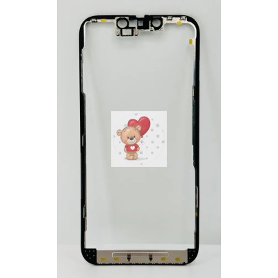 Рамка для переклейки стекла с тачскрином для Apple iPhone 13 Pro Max (черная)