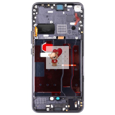 Рамка дисплея для Huawei Honor 30 (BMH-AN10) (черная) (возможен дефект ЛКП)