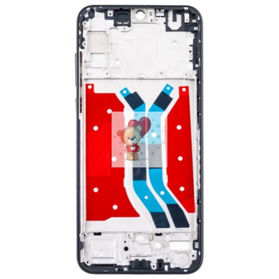 Рамка дисплея для Huawei Honor 30i (LRA-LX1) (черная) (возможен дефект ЛКП)