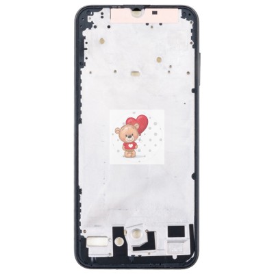 Рамка дисплея для Huawei Honor 30i (LRA-LX1) (черная) (возможен дефект ЛКП)