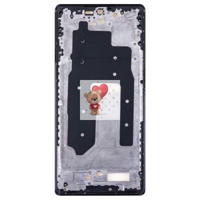 Рамка дисплея для Huawei Honor 70 (FNE-NX9) (черная) (возможен дефект ЛКП)
