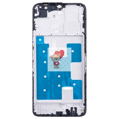 Рамка дисплея для Huawei Honor X6a (WDY-LX1) (черная) (возможен дефект ЛКП)
