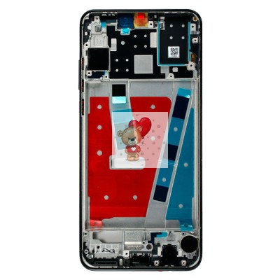 Рамка дисплея для Huawei P30 Lite (48MP) (черная)/Huawei Honor 20 Lite (черная)/Huawei Honor 20S (черная)
