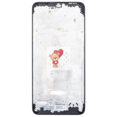 Рамка дисплея для Infinix Hot 30i (X669D) (черная) (возможен дефект ЛКП)