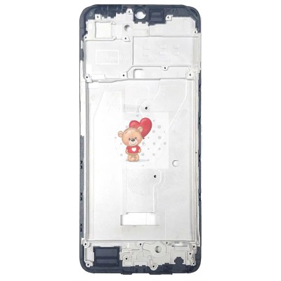 Рамка дисплея для Infinix Smart 7 (X6515) (черная) (возможен дефект ЛКП)