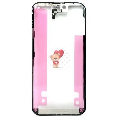 Рамка дисплея для Apple iPhone 14 Pro Max (черная)