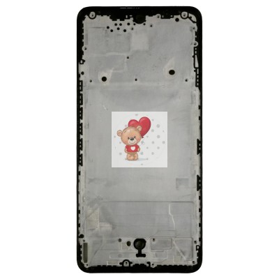 Рамка дисплея для Realme 12 4G RMX3871 (Черная)