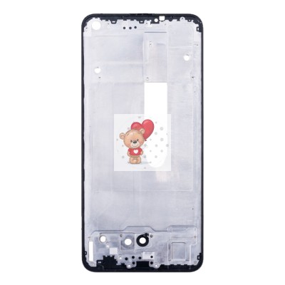 Рамка дисплея для Realme 8 (черная)/Realme 8 Pro (черная)
