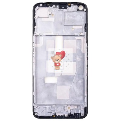 Рамка дисплея для Realme 9 5G (RMX3474) (черная) (возможен дефект ЛКП)