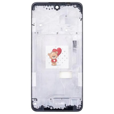 Рамка дисплея для Realme C55 (RMX3710) (черная) (возможен дефект ЛКП)