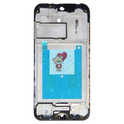 Рамка дисплея для Samsung A015F Galaxy A01 (черная)/Samsung M015F Galaxy M01 (черная)