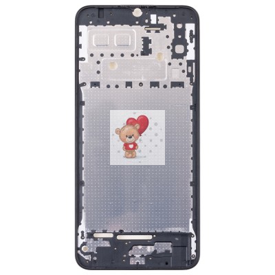 Рамка дисплея для Samsung A042F Galaxy A04e (черная) (возможен дефект ЛКП)